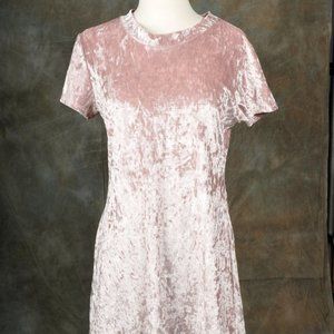 Luna Chix, Velour, Pink Stretch Dress, L